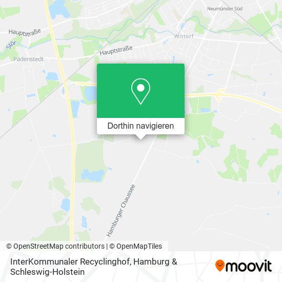 Inter­Kommunaler Recyclinghof Karte