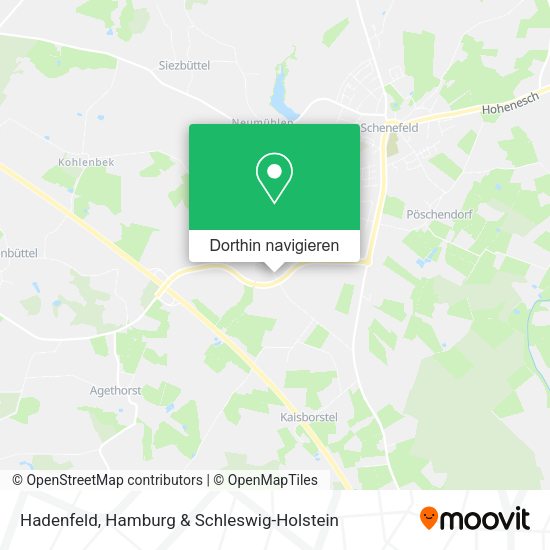 Hadenfeld Karte