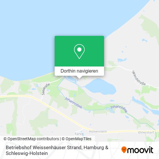 Betriebshof Weissenhäuser Strand Karte