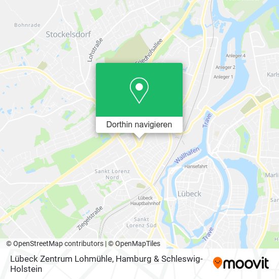 Lübeck Zentrum Lohmühle Karte