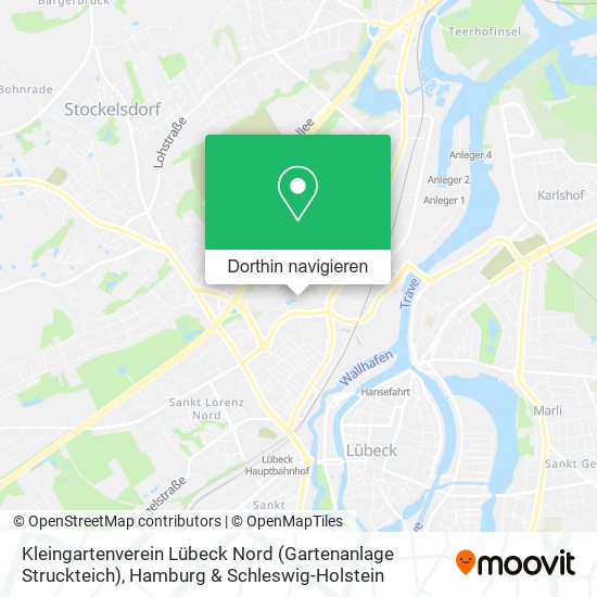 Kleingartenverein Lübeck Nord (Gartenanlage Struckteich) Karte