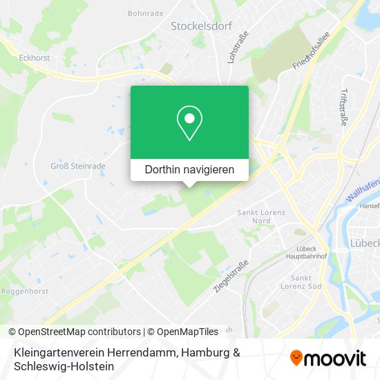 Kleingartenverein Herrendamm Karte