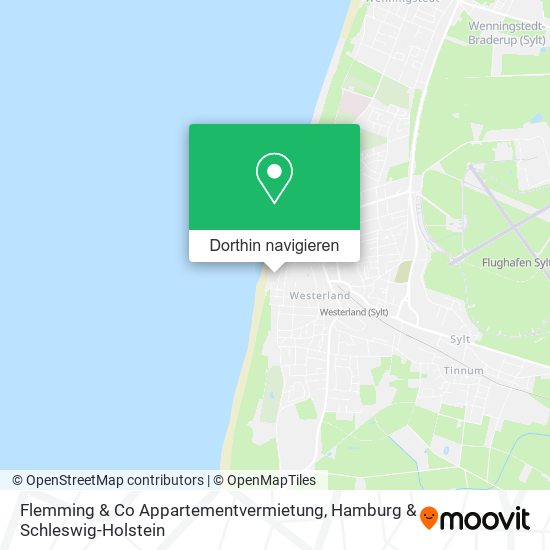 Flemming & Co Appartementvermietung Karte