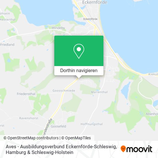 Aves - Ausbildungsverbund Eckernförde-Schleswig Karte