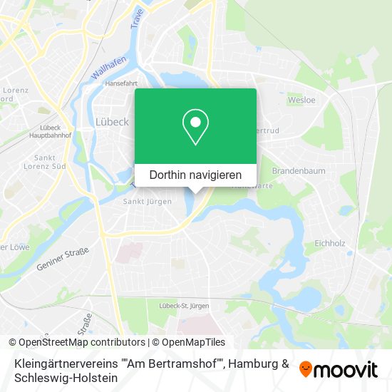 Kleingärtnervereins ""Am Bertramshof"" Karte