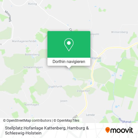 Stellplatz Hofanlage Kattenberg Karte