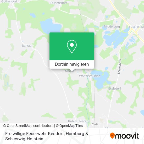 Freiwillige Feuerwehr Kesdorf Karte