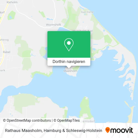 Rathaus Maasholm Karte