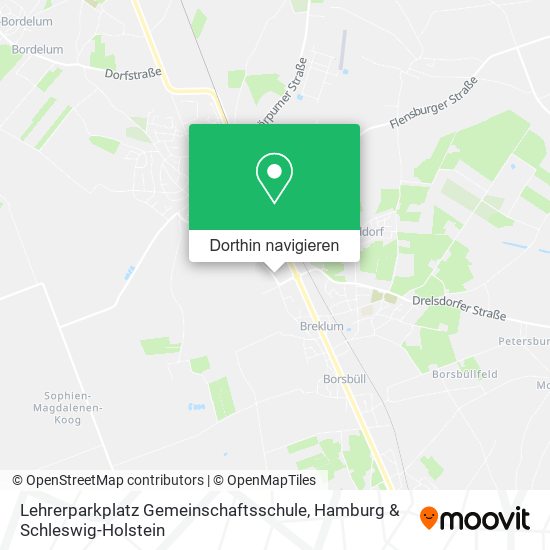 Lehrerparkplatz Gemeinschaftsschule Karte