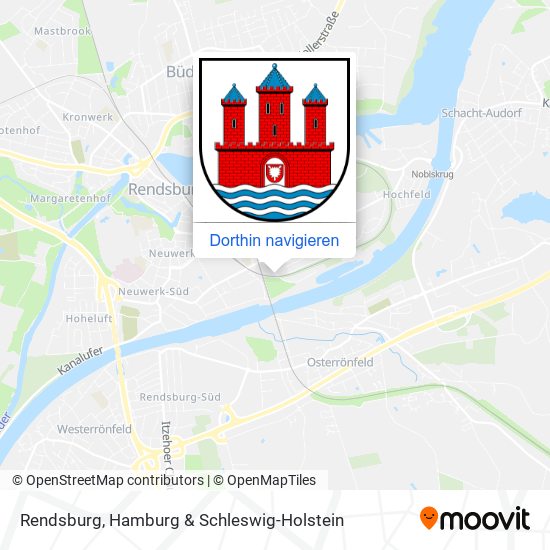 Rendsburg Karte