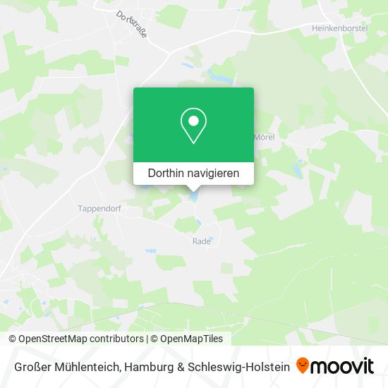 Großer Mühlenteich Karte