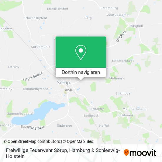 Freiwillige Feuerwehr Sörup Karte