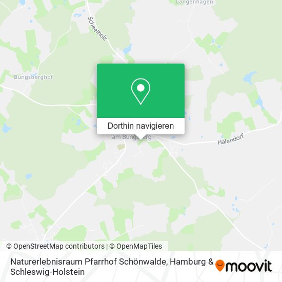 Naturerlebnisraum Pfarrhof Schönwalde Karte