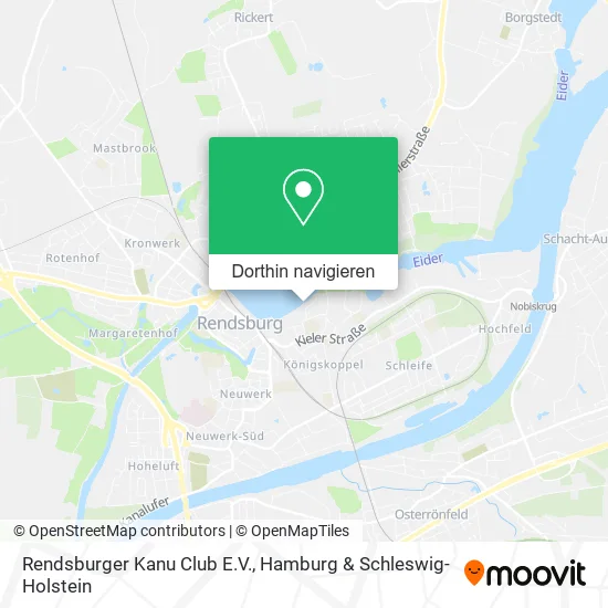 Rendsburger Kanu Club E.V. Karte