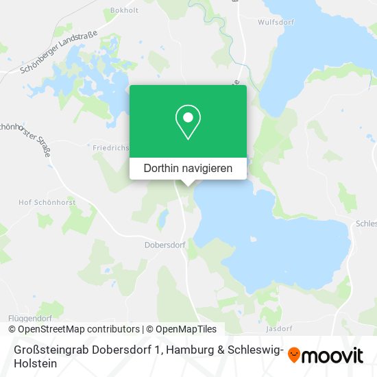 Großsteingrab Dobersdorf 1 Karte