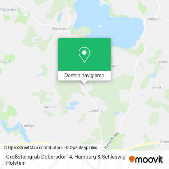 Großsteingrab Dobersdorf 4 Karte