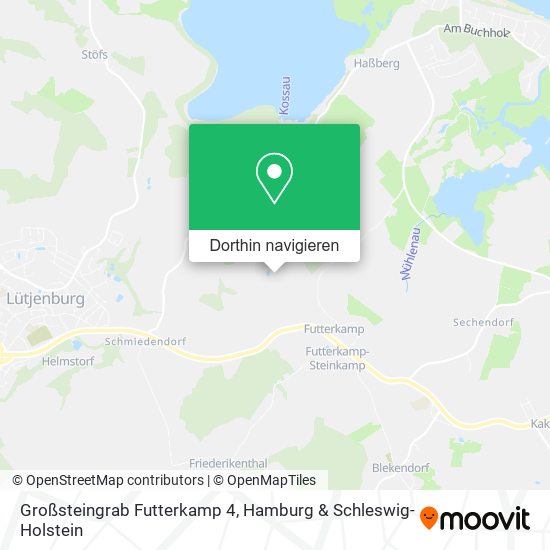 Großsteingrab Futterkamp 4 Karte