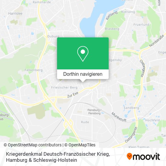 Kriegerdenkmal Deutsch-Französischer Krieg Karte