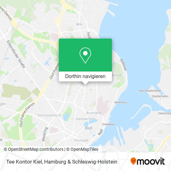 Tee Kontor Kiel Karte
