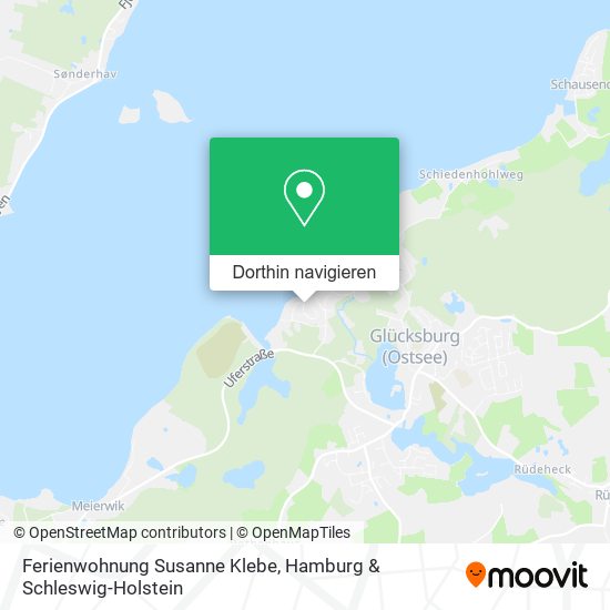 Ferienwohnung Susanne Klebe Karte