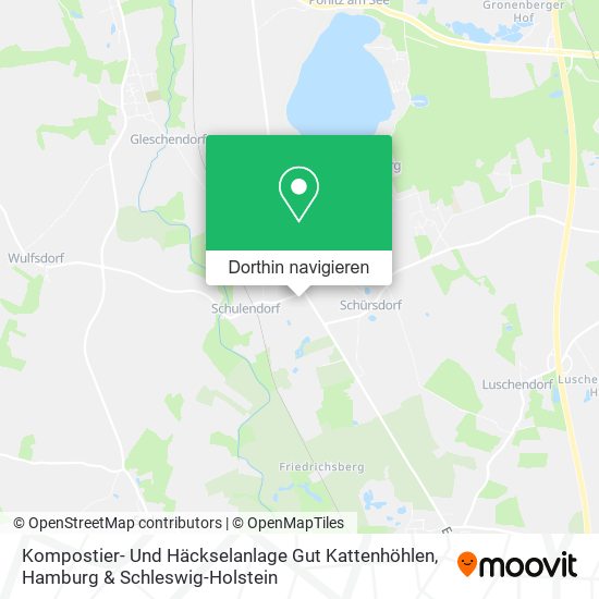 Kompostier- Und Häckselanlage Gut Kattenhöhlen Karte