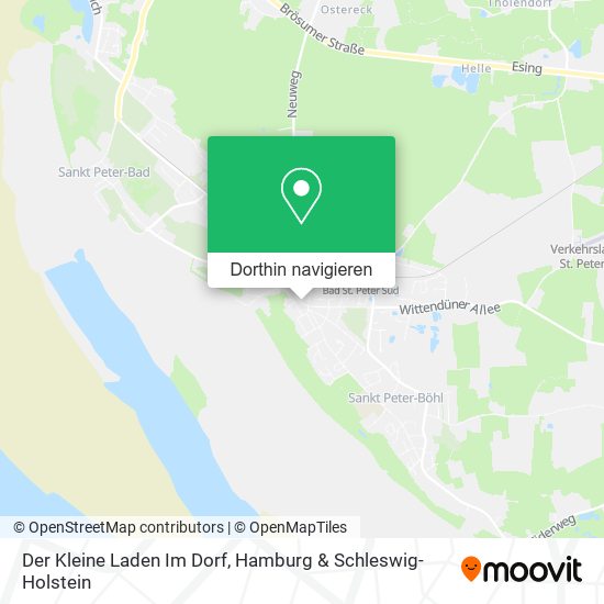 Der Kleine Laden Im Dorf Karte