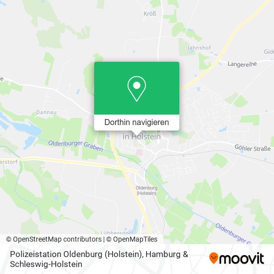 Polizeistation Oldenburg (Holstein) Karte
