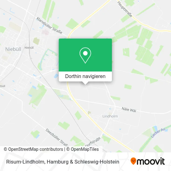 Risum-Lindholm Karte