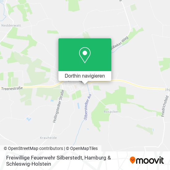 Freiwillige Feuerwehr Silberstedt Karte