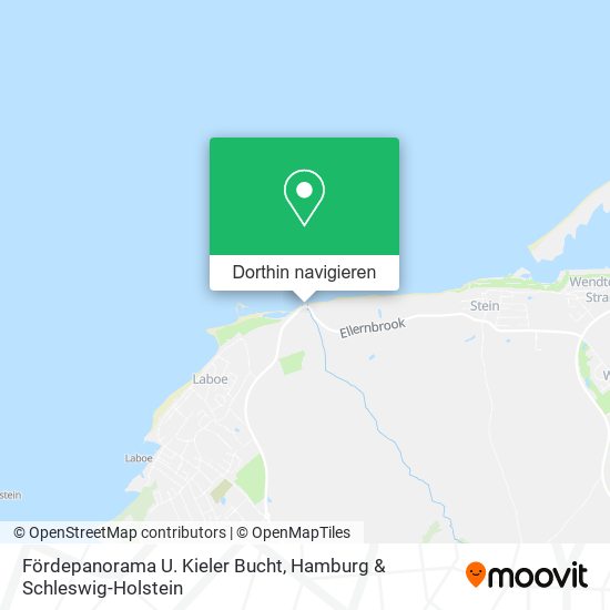 Fördepanorama U. Kieler Bucht Karte