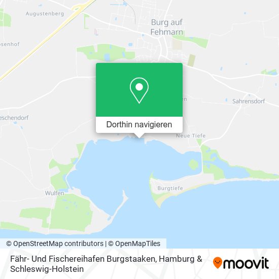 Fähr- Und Fischereihafen Burgstaaken Karte