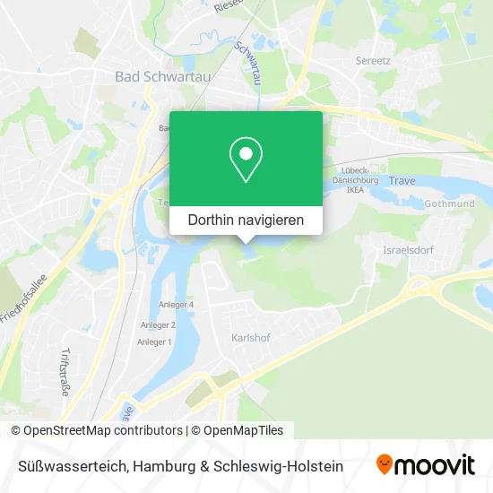 Süßwasserteich Karte