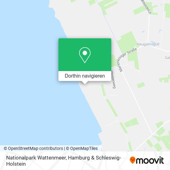 Nationalpark Wattenmeer Karte