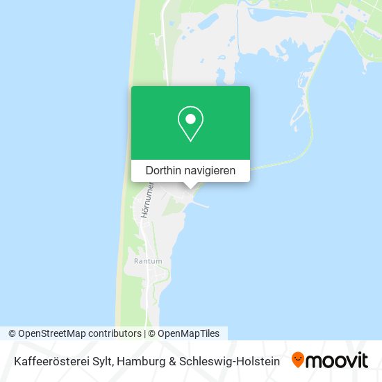 Kaffeerösterei Sylt Karte