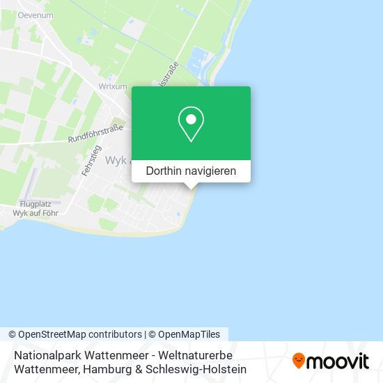 Nationalpark Wattenmeer - Weltnaturerbe Wattenmeer Karte
