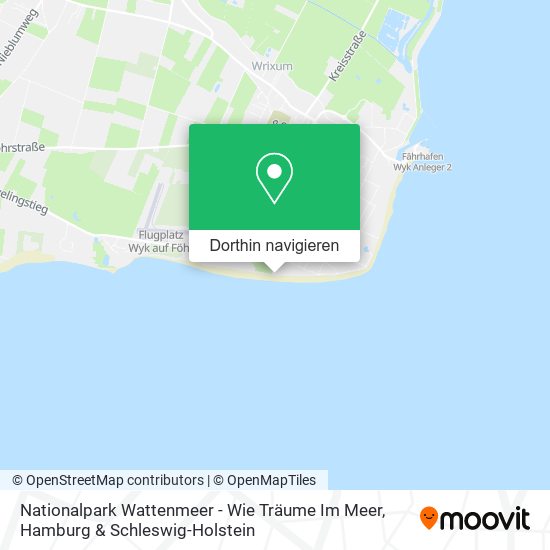 Nationalpark Wattenmeer - Wie Träume Im Meer Karte