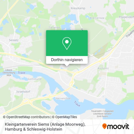 Kleingartenverein Siems (Anlage Moorweg) Karte