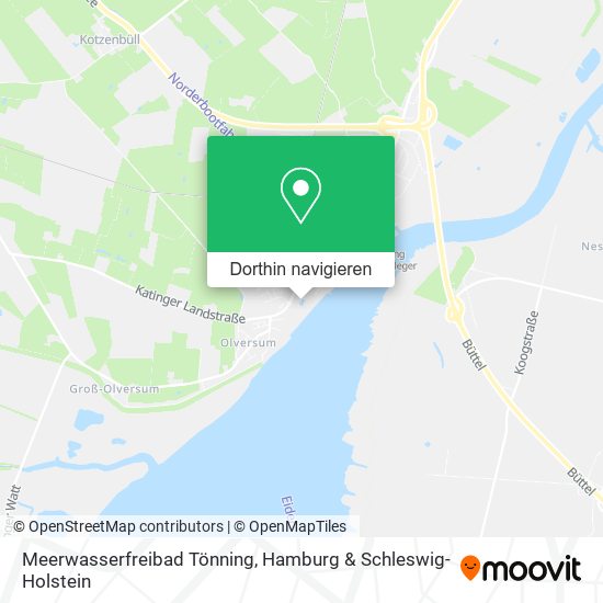 Meerwasserfreibad Tönning Karte