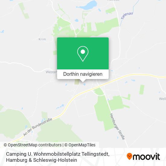 Camping U. Wohnmobilstellplatz Tellingstedt Karte