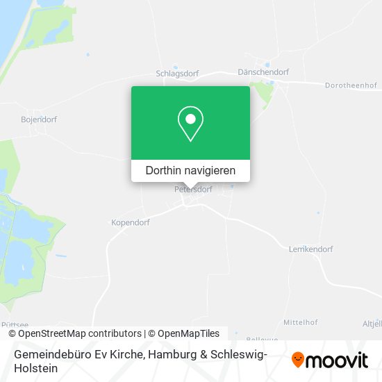 Gemeindebüro Ev Kirche Karte