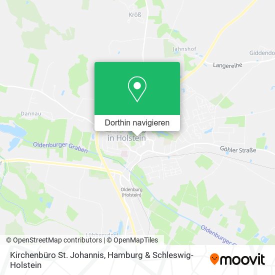 Kirchenbüro St. Johannis Karte
