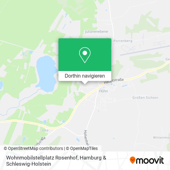 Wohnmobilstellplatz Rosenhof Karte