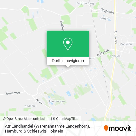 Atr Landhandel (Warenannahme Langenhorn) Karte