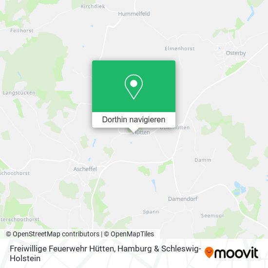 Freiwillige Feuerwehr Hütten Karte