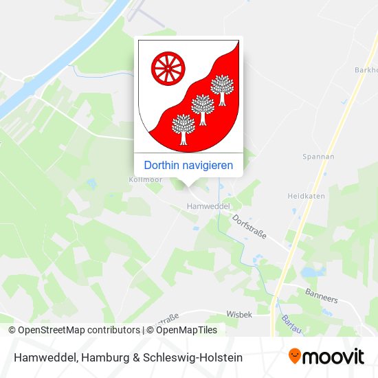 Hamweddel Karte