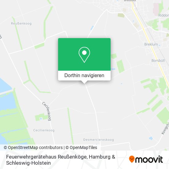 Feuerwehrgerätehaus Reußenköge Karte