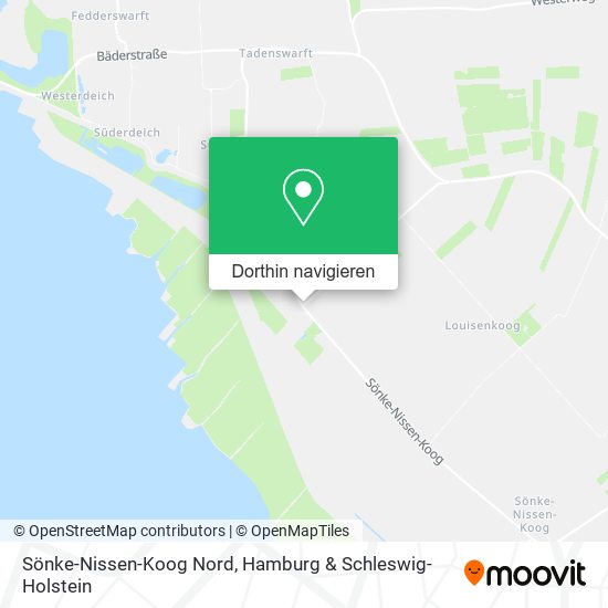 Sönke-Nissen-Koog Nord Karte