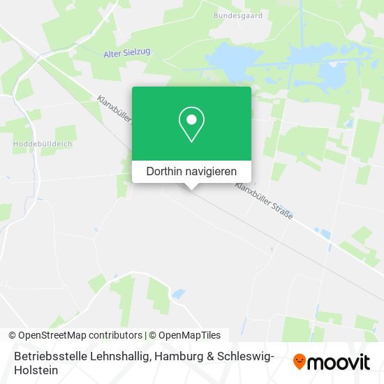 Betriebsstelle Lehnshallig Karte