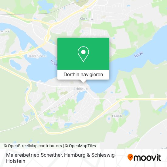 Malereibetrieb Scheither Karte