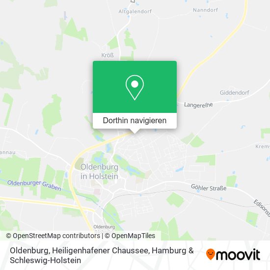 Oldenburg, Heiligenhafener Chaussee Karte